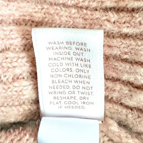 LC Lauren Conrad Ugly Xmas Sweater Blush Sweater with Narwhal - Picture 8 of 9